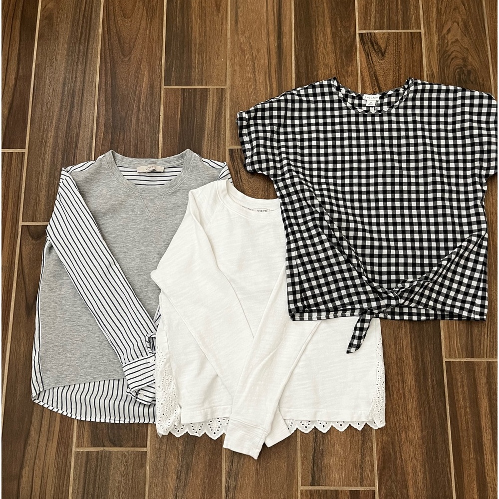 Bundle XS SUMMER TOPS- 2 j crew and loft